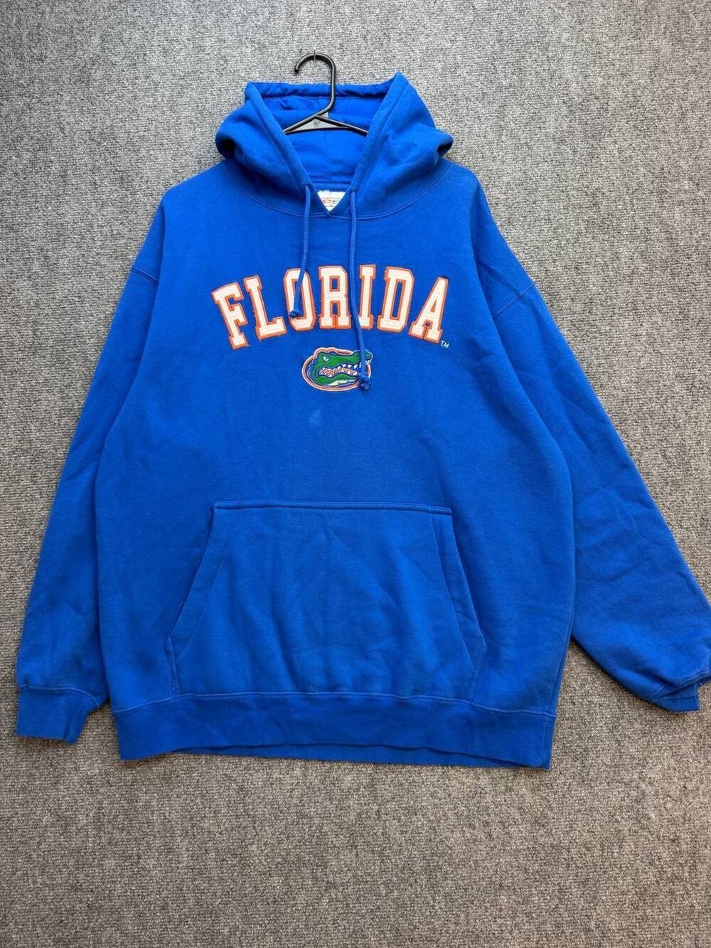 E5 Florida Gators Men's XL Blue Embroidered Pullover Hoodie NCAA College
